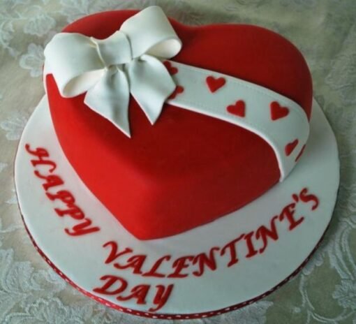 Attached Heart Cake