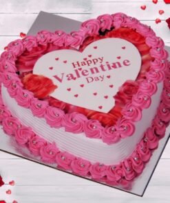 Valentine Special Heart Shaped Cake