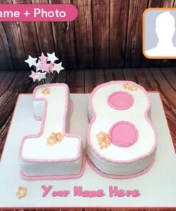 birthday 18 numeric cake